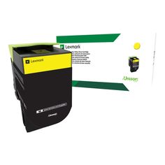Тонер-картридж Lexmark 80C8HYE (желтый)
