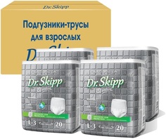 Подгузники-трусы для взрослых Dr. Skipp 7074 Standart 80 шт.