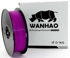 PLA пластик WANHAO 1.75 мм 1 кг (фиолетовый)