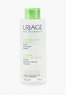 Мицеллярная вода Uriage очищающая для комбинированной и жирной кожи, 500 мл