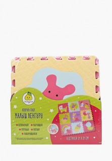 Коврик-пазл ЯиГрушка "Малыш Кенгуру", 9 сегментов, 31х1х31 см