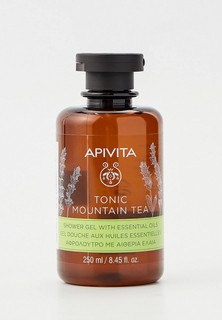 Гель для душа Apivita Тонизирующий, горный чай, с эфирными маслами, 250 мл