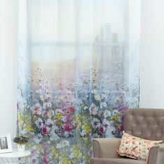 Тюль Amore Mio Акварели, 200 х 270 см