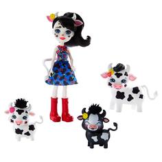 Кукла Enchantimals Сambrie Сow со зверюшками