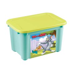 Ящик Tom and Jerry универсальный с аппликацией с крышкой штабелируемый,22 л