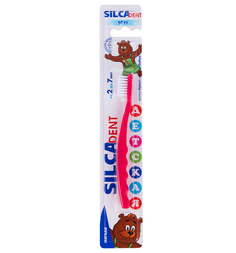 Зубная щетка Silca мягкая, от 2 до 7 лет