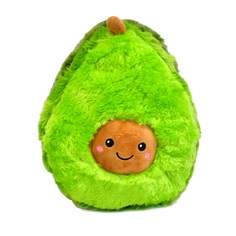 Мягкая игрушка Lemon Tree Фрукты Авокадо, 40 см 40 см цвет: зеленый