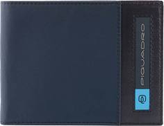 Кошельки бумажники и портмоне Piquadro PU1392BIO/BLU
