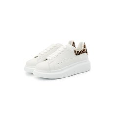Кожаные кеды Alexander McQueen