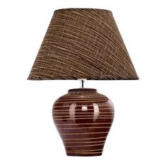 Светильник настольный Gerhort D2501S коричневый 40W Е14