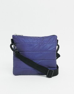 Дутая сумка через плечо из светоотражающей ткани SVNX-Многоцветный 7X