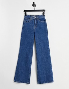 Синие джинсы с широкими штанинами Cotton On-Голубой Cotton:On