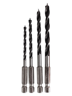 Набор сверл Archimedes по дереву 4шт 91773