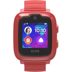 Умные часы Elari KidPhone 4G с Алисой Red