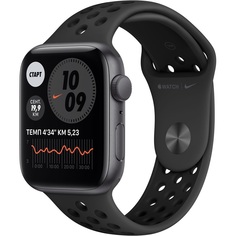 Смарт-часы Apple Watch Nike SE 40 мм серый космос, спортивный ремешок MYYF2RU/A