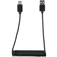 Кабель Red Line Spiral USB - Micro USB 1,2 м черный