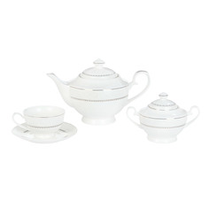 Сервиз чайный Macbeth bone porcelain Caramel на 6 персон