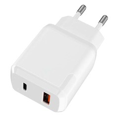 Сетевое зарядное устройство TFN x2 USB+Type C QC+PD 18W белый x2 USB+Type C QC+PD 18W белый