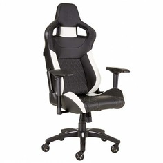 Кресло компьютерное игровое Corsair GamingT1 Race 2018 Black/White (CF-9010012-WW)