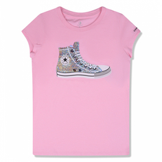 Подростковая футболка Flip Sequin Chuck Tee Converse