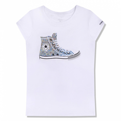 Подростковая футболка Flip Sequin Chuck Tee Converse