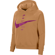Женская худи Sportswear Swoosh Hoodie Fleece BB Nike