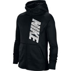 Подростковая толстовка Therma Graphic Full Zip Hoodie Nike