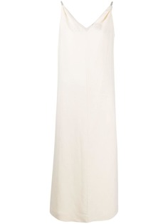 Brunello Cucinelli платье-трапеция с V-образным вырезом