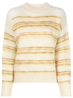 Isabel Marant Étoile полосатый джемпер Gatliny с отделкой в рубчик