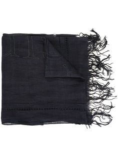 Discord Yohji Yamamoto шарф Khadi с вышивкой