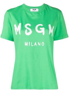 MSGM футболка с логотипом