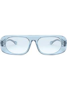 Burberry Eyewear солнцезащитные очки в прозрачной оправе