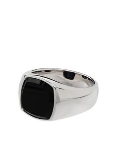 Tom Wood серебряное кольцо Shelby с ониксом