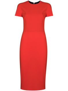 Victoria Beckham приталенное платье миди