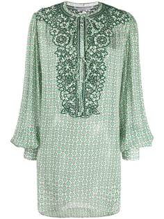 Ermanno Scervino блузка с вышитой манишкой