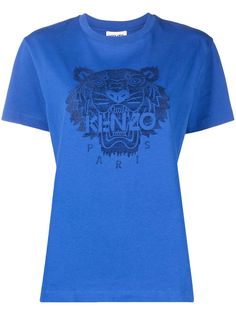 Kenzo футболка с принтом Tiger
