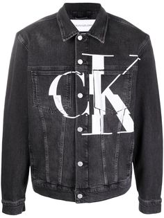 CK Calvin Klein джинсовая куртка с логотипом