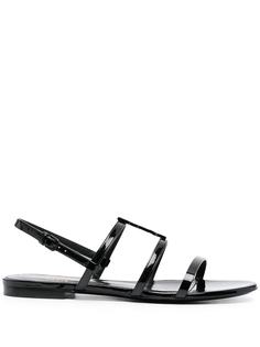 Saint Laurent сандалии Cassandra с монограммой