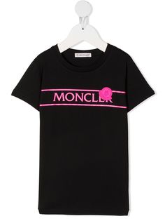 Moncler Kids футболка с логотипом
