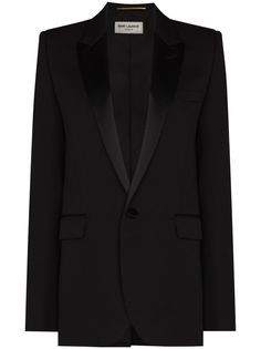 Saint Laurent однобортный блейзер