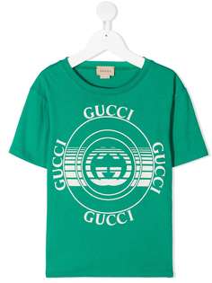Gucci Kids футболка с логотипом