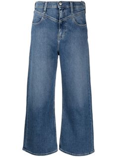 Calvin Klein Jeans расклешенные джинсы с V-образной вставкой