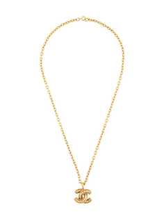 Chanel Pre-Owned колье с подвеской CC