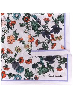 PAUL SMITH платок-паше с цветочным принтом
