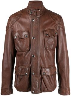 Belstaff байкерская куртка на молнии