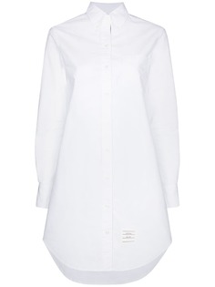 Thom Browne платье-рубашка мини с полосками RWB