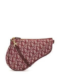 Christian Dior сумка на плечо Saddle pre-owned с узором Trotter