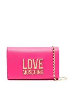 Love Moschino сумка через плечо с логотипом и ремнем-цепочкой