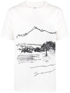 Snow Peak футболка с принтом