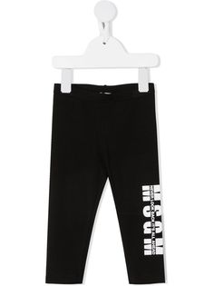 MSGM Kids легинсы с логотипом